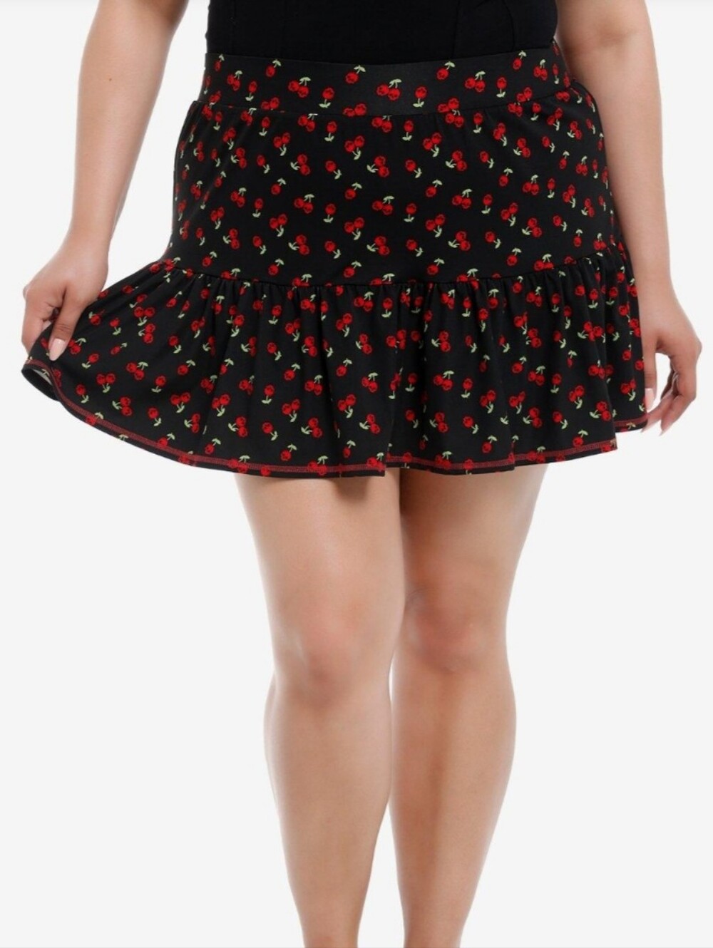 Social Collision Skull Cherry Active Skort